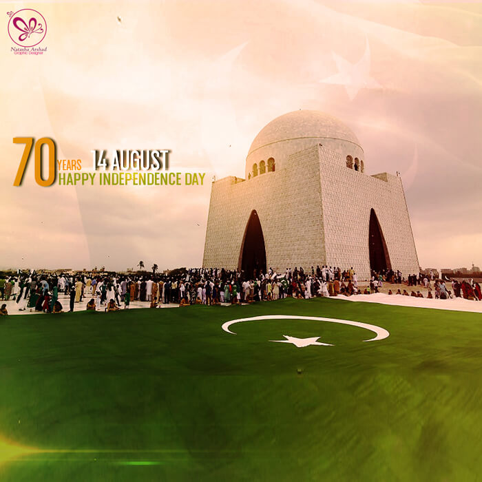 Celebrating #70 Years of Independence ! by Natasha Arshad