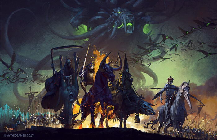 Four Horsemen of the Apocalypse by bayardwu