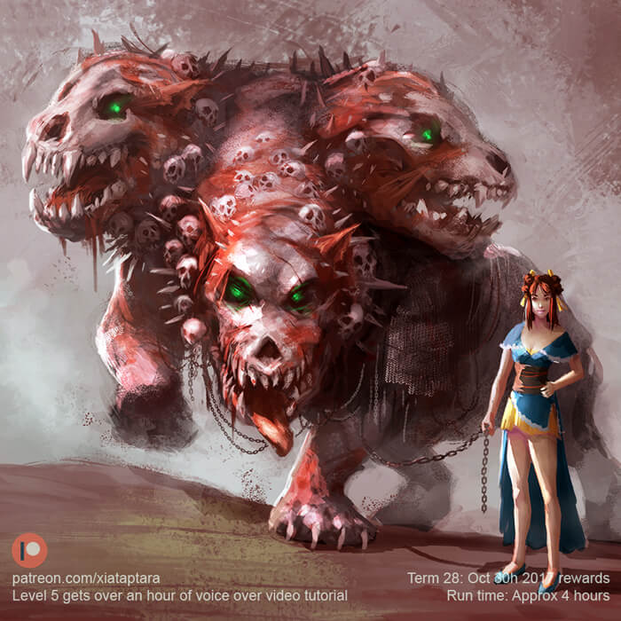 Hell hound by XiaTaptara