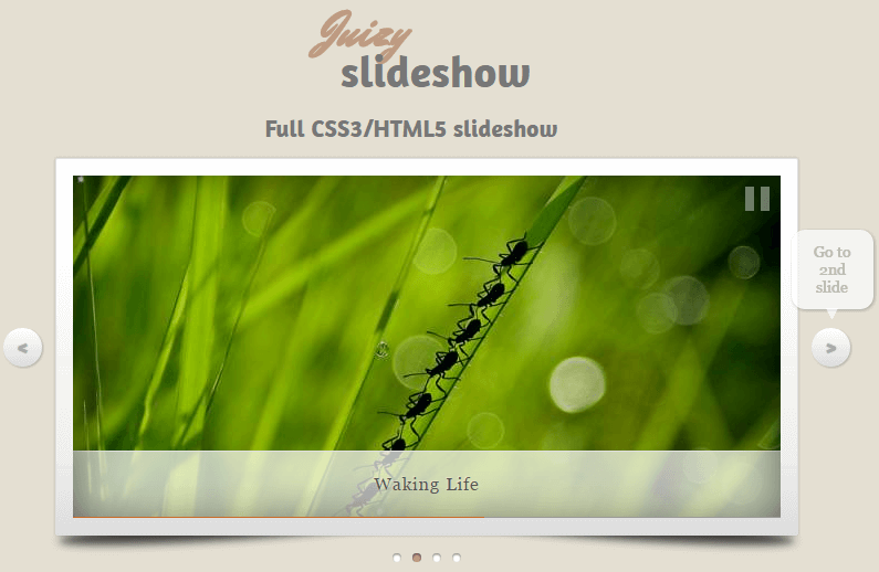 Juizy slideshow Full CSS3/HTML5 slideshow