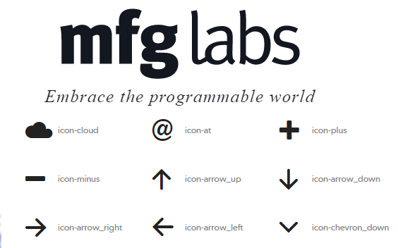 MFG Labs icon set