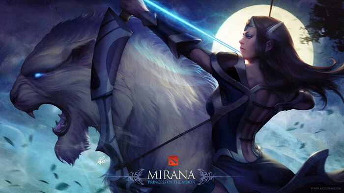 Mirana Sacred Arrow by Artgerm