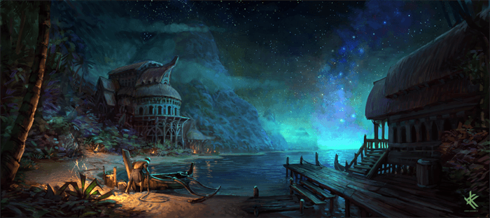 Moonlight Departure by Chris-Karbach