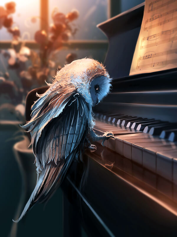 Piano Lesson by AquaSixio