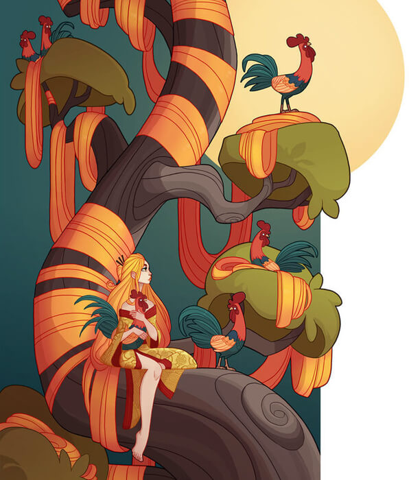 Tree Lady - Year of the Fire Rooster by MeoMai