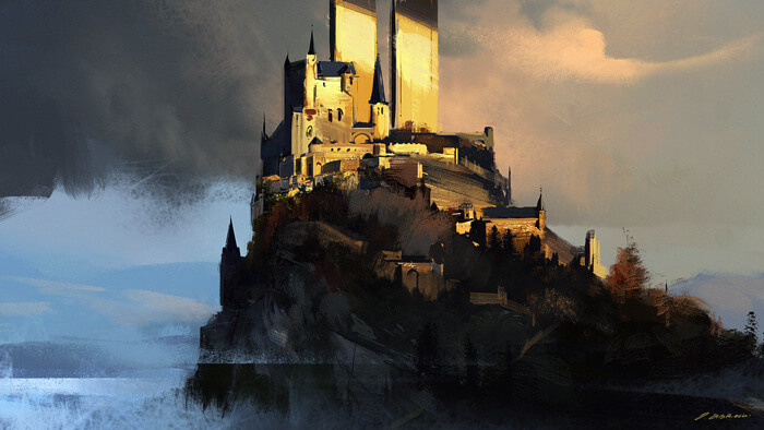 Two towers by daRoz