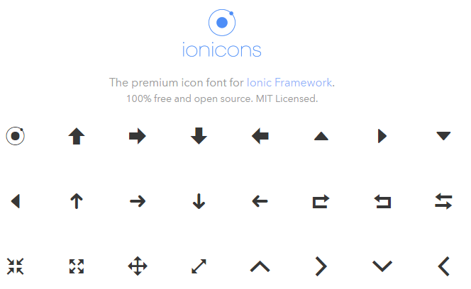 ionicons
