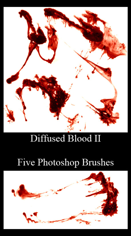 531 - Diffused Blood Set II by Blood--Stock