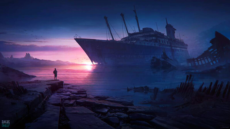 Abandoned Ship by sashajoe