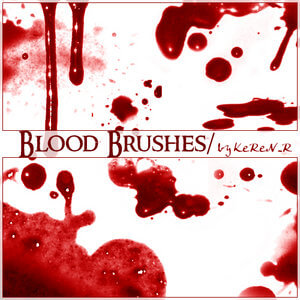 Blood Brushes by KeRen-R by Project-GimpBC