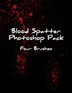 Blood Spray Brush Pack by Zeds-Stock