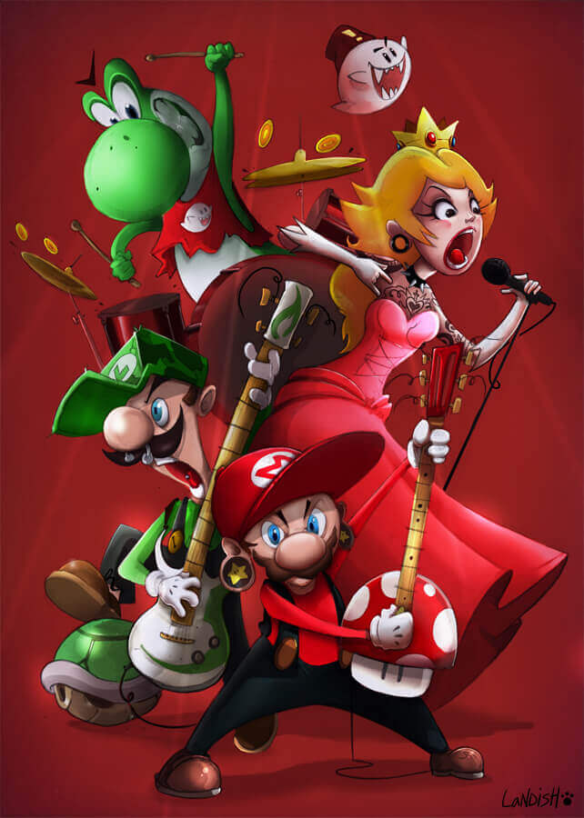 Brutal Mario Bros by AlexLandish