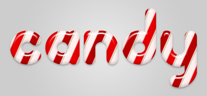 Candy Cane Text