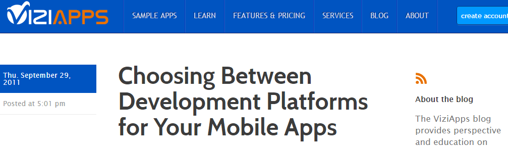 Choosing Between Development Platforms