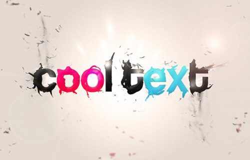 Create a Cool Liquid Text Effect with Feather Brush Decoration in Photoshop