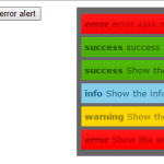 Develop user friendly alerts in jQuery css