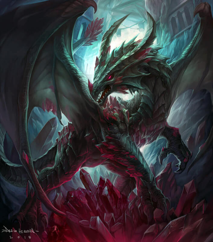 Dragon Rubi- color by Chaos-Draco