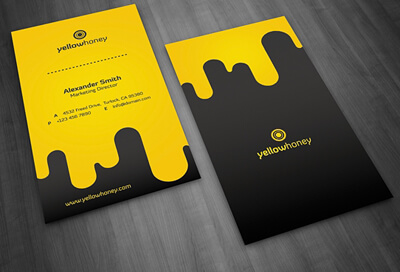Droppy Business Card by FlowPixel