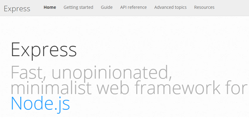 Express - Node.js web application framework