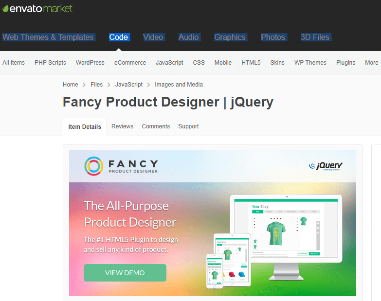 Fancy Product Designer jQuery plugin