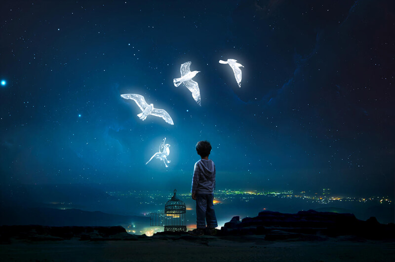 Freedom artwork || Photoshop tutorial light things by mohamedsaberartist