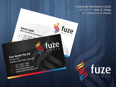 Fuze Media Business Cards by kipela