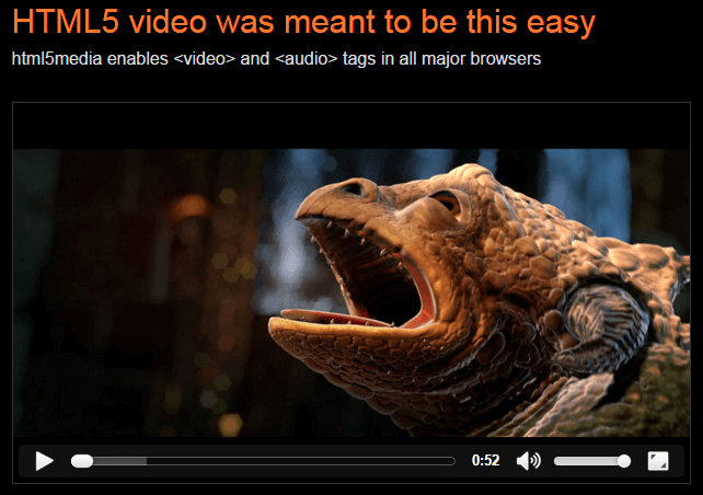 HTML5 video and audio