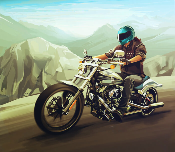 Harley Davidson by shellz-art