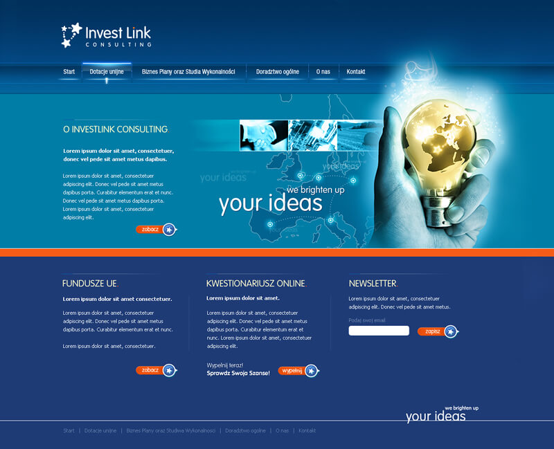 InvestLink Layout by pho3nix-bf