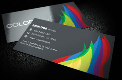 JK Color WAVE Business Card by KaixerGroup