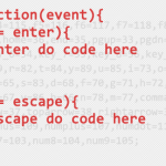 Keycodes in javascript