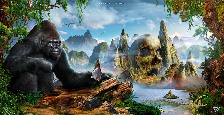 King Kong and I by Whendell