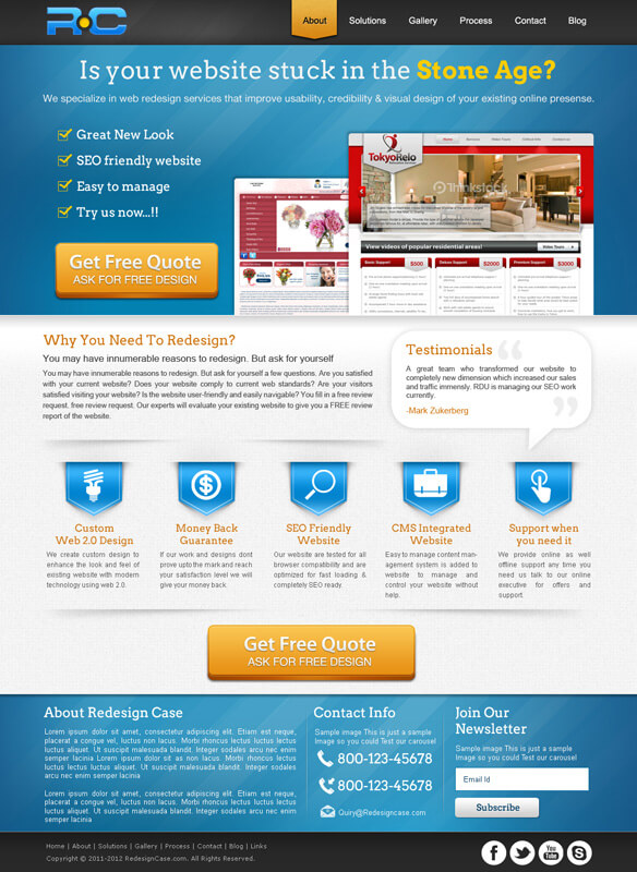 Landing page by amitrai10