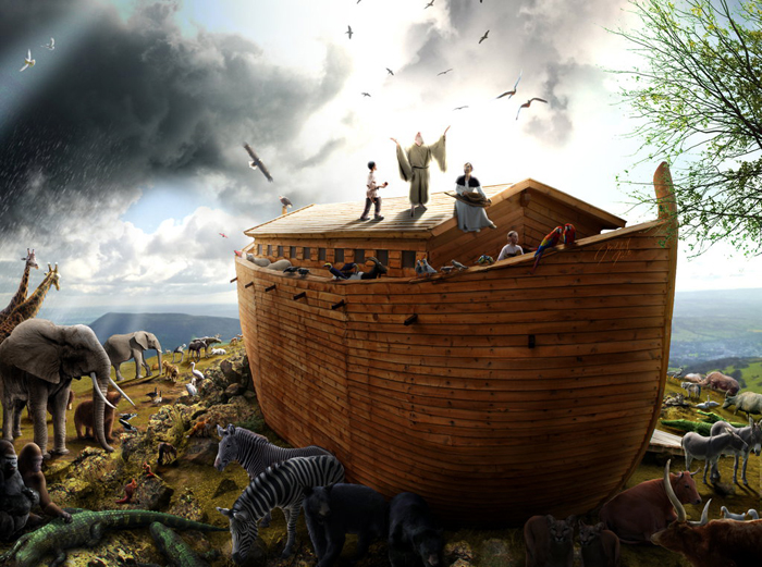 Noah's Ark - After the Flood by jesus-at-art