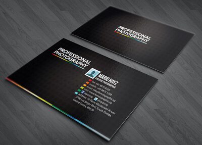 Photography business card by Lemongraphic