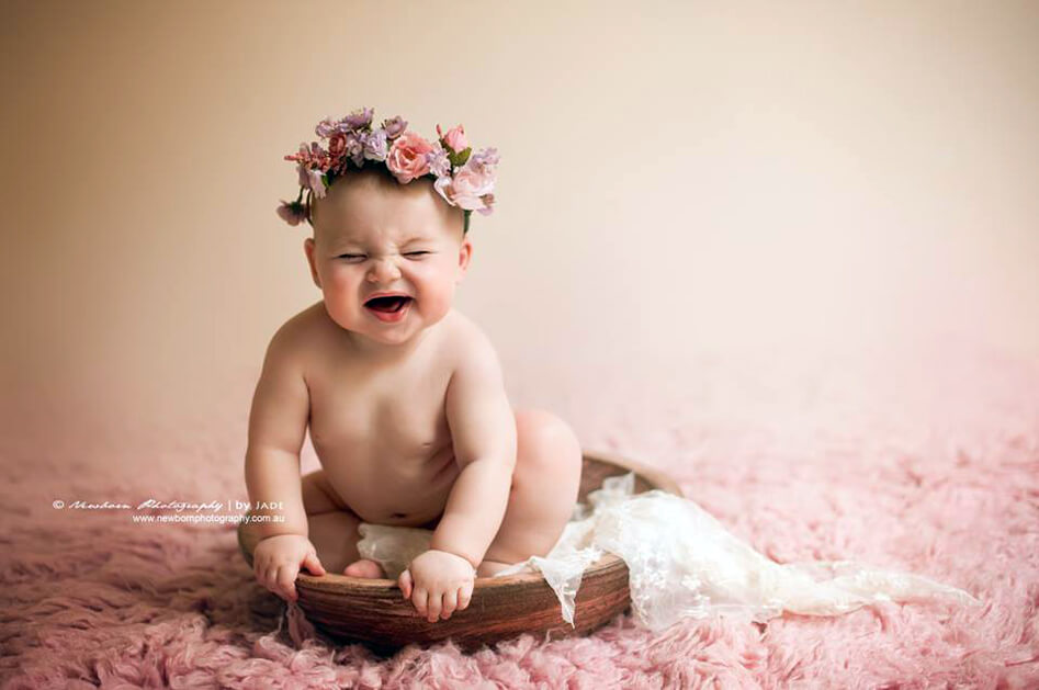 Pink and flowers, Yeah baby! by Newborn Photography by Jade