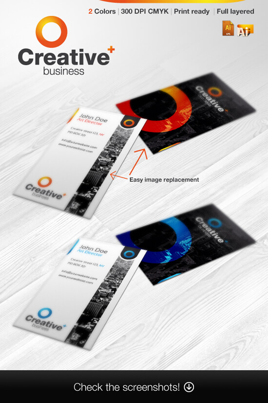 RW Creative Business Cards by Reclameworks