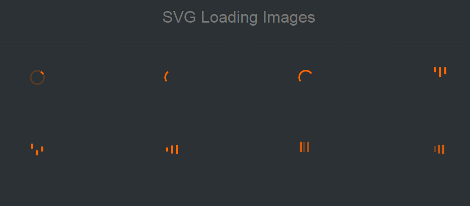 SVG Loading icons - CodePen
