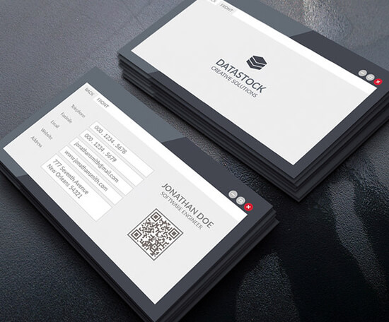 Software Engineer Business Card by GOWESDESIGN