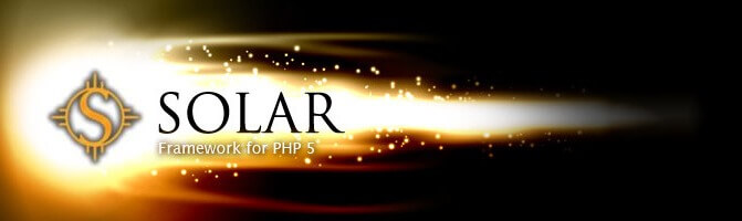 Solar Framework for PHP 5