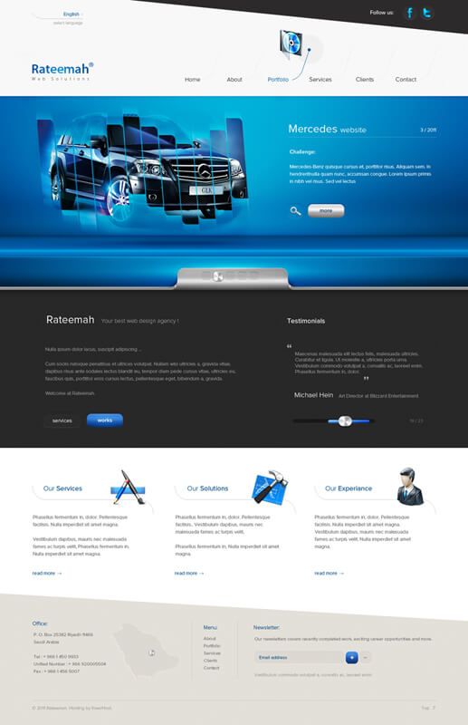 Some site for some web agency by carl913