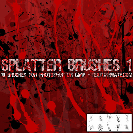 Splatter Brushes 1 by AscendedArts