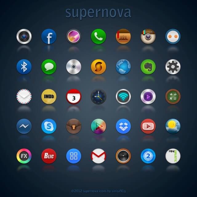 Supernova Icons by Sinisa91G