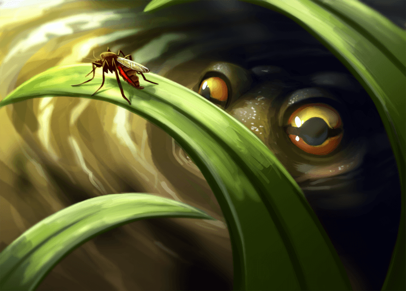 Swamp Monster - 2H illustration by ScalyFloof