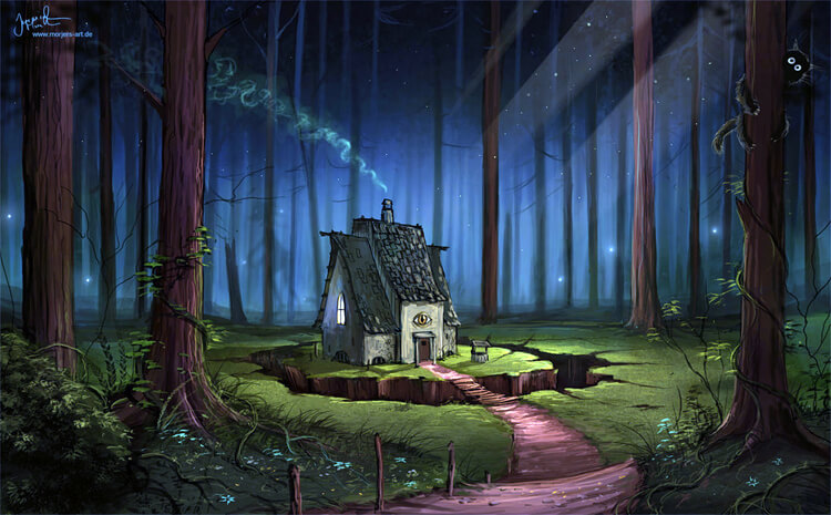 The Alchemist's Hut by jerry8448