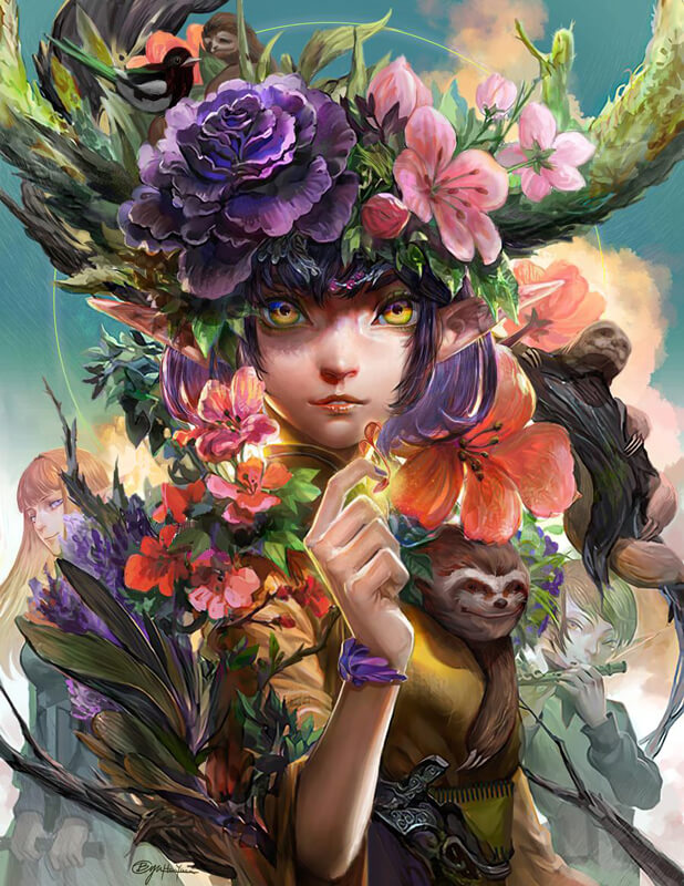 The Spirit of Flower by bcnyArt