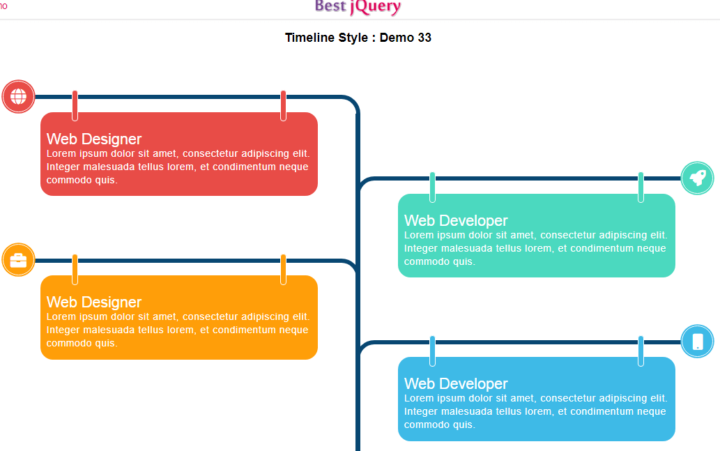 CSS Timeline Style 33

