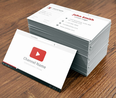 Vlogger Business Card by ICEwaveGfx
