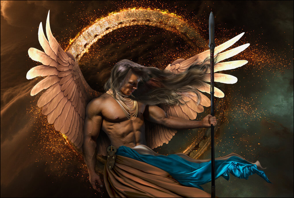 archangel gabriel .. God is my strength by enkrat