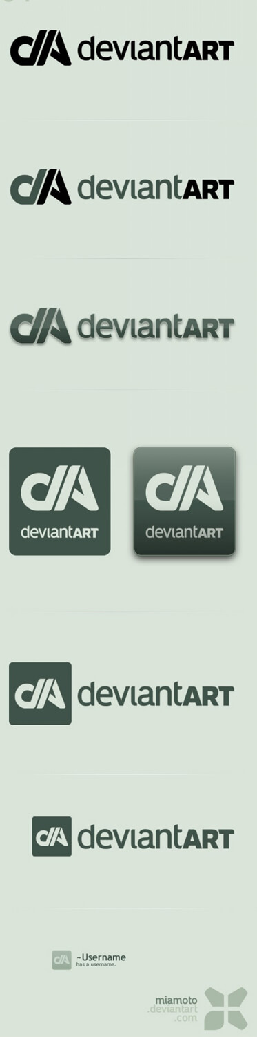 deviantART Logo Proposal by Miamoto